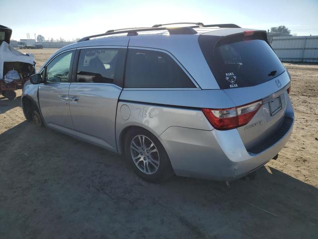 5FNRL5H42DB074577 - 2013 HONDA ODYSSEY EX SILVER photo 2