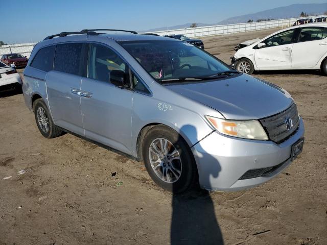 5FNRL5H42DB074577 - 2013 HONDA ODYSSEY EX SILVER photo 4