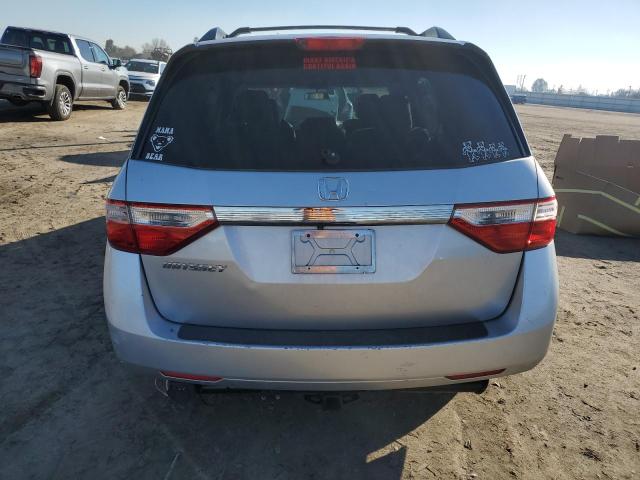 5FNRL5H42DB074577 - 2013 HONDA ODYSSEY EX SILVER photo 6