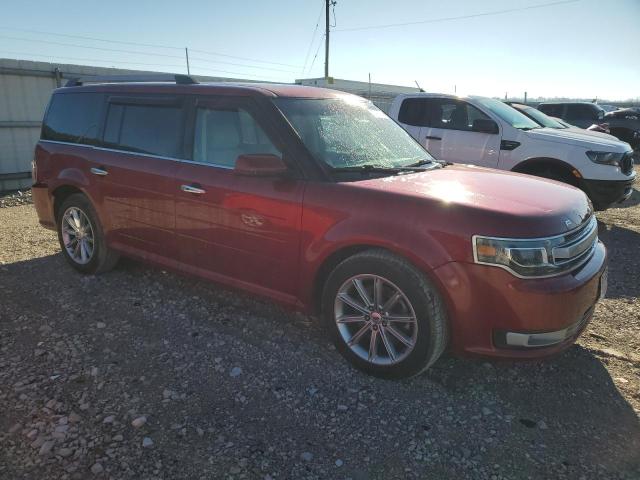 2FMHK6D82DBD33168 - 2013 FORD FLEX LIMITED RED photo 4