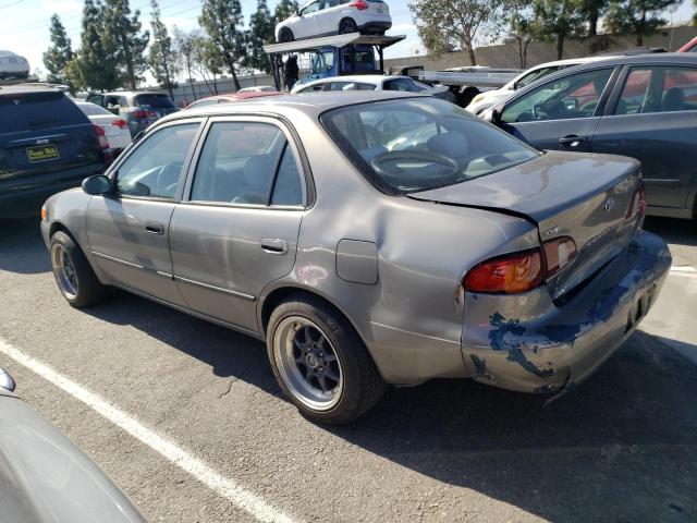 1NXBR12E8YZ381061 - 2000 TOYOTA COROLLA VE GRAY photo 2