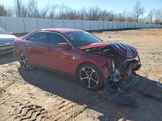 1FAHP2E86FG125597 - 2015 FORD TAURUS SEL RED photo 4