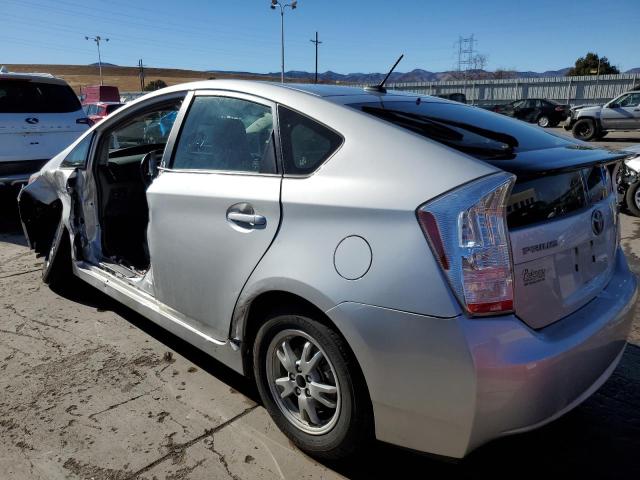 JTDKN3DU8B1405738 - 2011 TOYOTA PRIUS SILVER photo 2