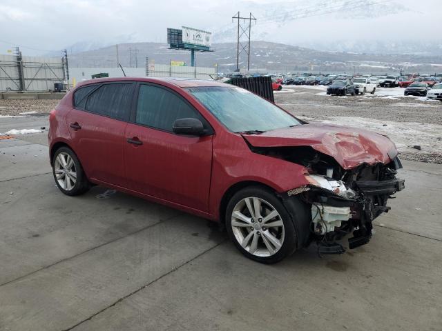 KNAFW5A31B5325256 - 2011 KIA FORTE SX RED photo 4