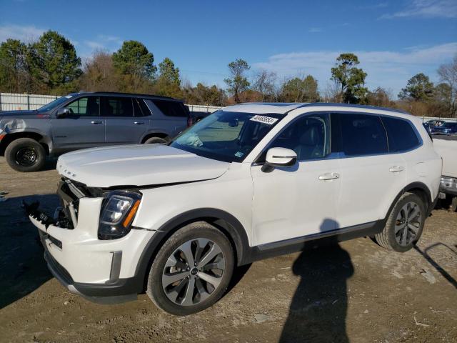 5XYP3DHC2MG113024 - 2021 KIA TELLURIDE EX WHITE photo 1