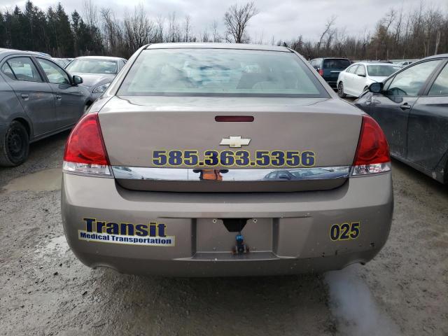 2G1WT58N179288585 - 2007 CHEVROLET IMPALA LT TAN photo 6