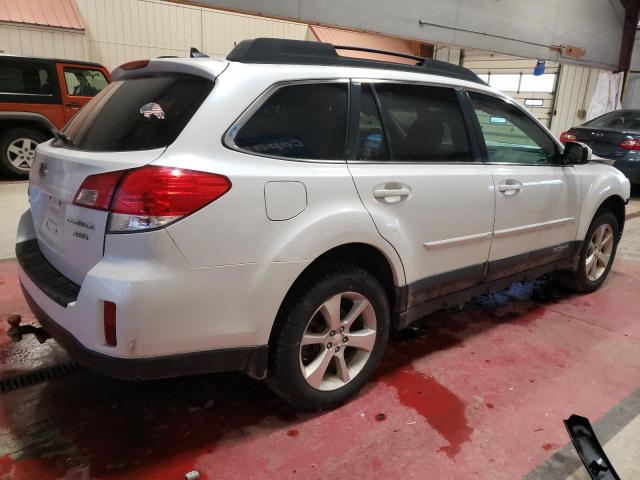 4S4BRDKC7D2246689 - 2013 SUBARU OUTBACK 3.6R LIMITED WHITE photo 3