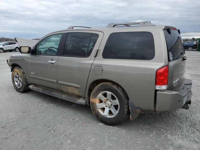 5N1BA08A77N717071 - 2007 NISSAN ARMADA SE TAN photo 2