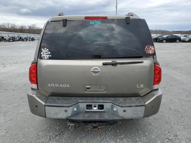 5N1BA08A77N717071 - 2007 NISSAN ARMADA SE TAN photo 6