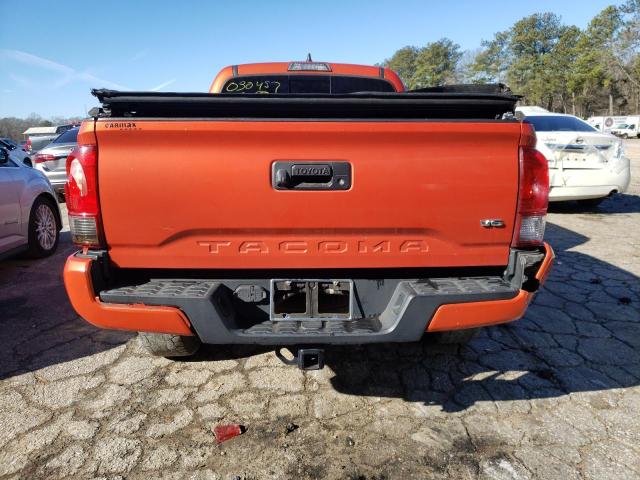 3TMDZ5BN9HM030457 - 2017 TOYOTA TACOMA DOUBLE CAB ORANGE photo 6