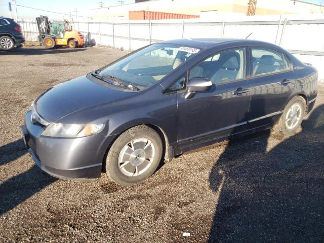 JHMFA36278S801721 - 2008 HONDA CIVIC HYBRID GRAY photo 1