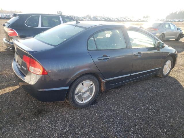 JHMFA36278S801721 - 2008 HONDA CIVIC HYBRID GRAY photo 3