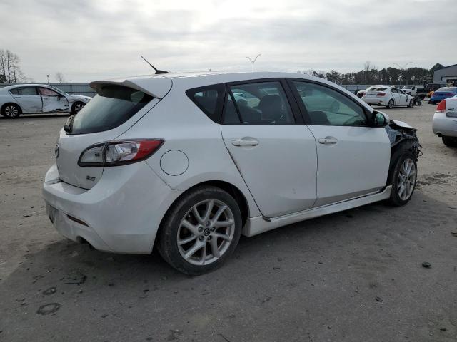 JM1BL1M51D1733864 - 2013 MAZDA 3 S WHITE photo 3