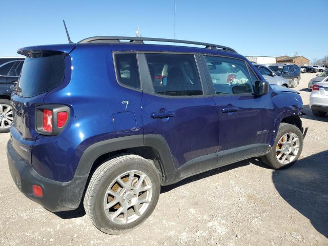 ZACNJBA17LPL35306 - 2020 JEEP RENEGADE SPORT BLUE photo 3