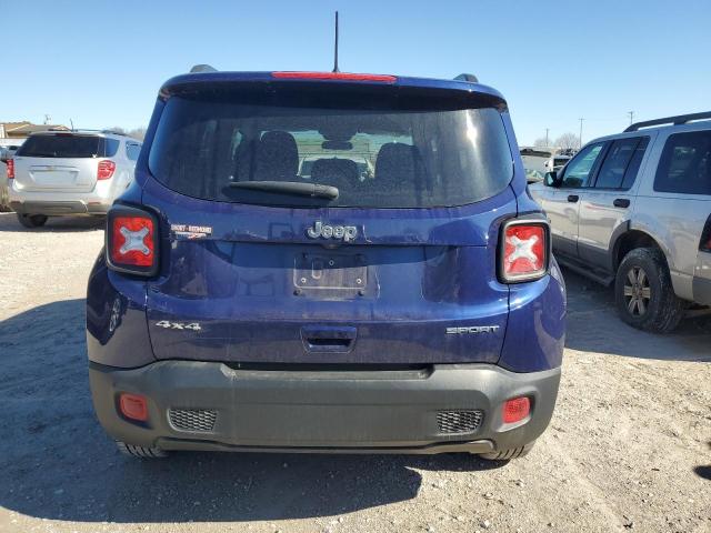 ZACNJBA17LPL35306 - 2020 JEEP RENEGADE SPORT BLUE photo 6