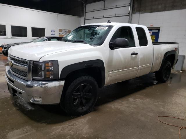 1GCRKSE72CZ167222 - 2012 CHEVROLET SILVERADO K1500 LT WHITE photo 1