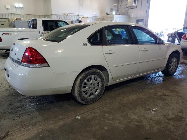 2G1WS583X81265498 - 2008 CHEVROLET IMPALA POLICE WHITE photo 3