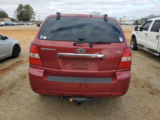 KNDJD735585818492 - 2008 KIA SORENTO EX RED photo 6