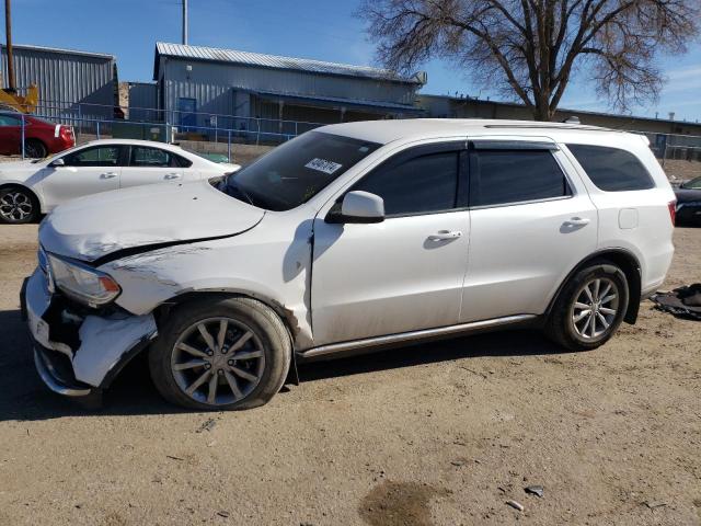 1C4RDJAG5JC345845 - 2018 DODGE DURANGO SXT WHITE photo 1