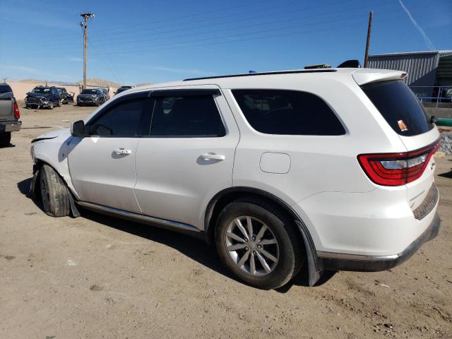 1C4RDJAG5JC345845 - 2018 DODGE DURANGO SXT WHITE photo 2