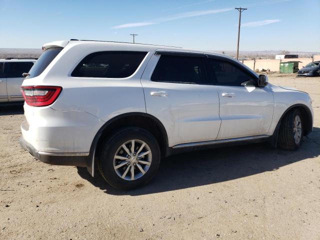 1C4RDJAG5JC345845 - 2018 DODGE DURANGO SXT WHITE photo 3