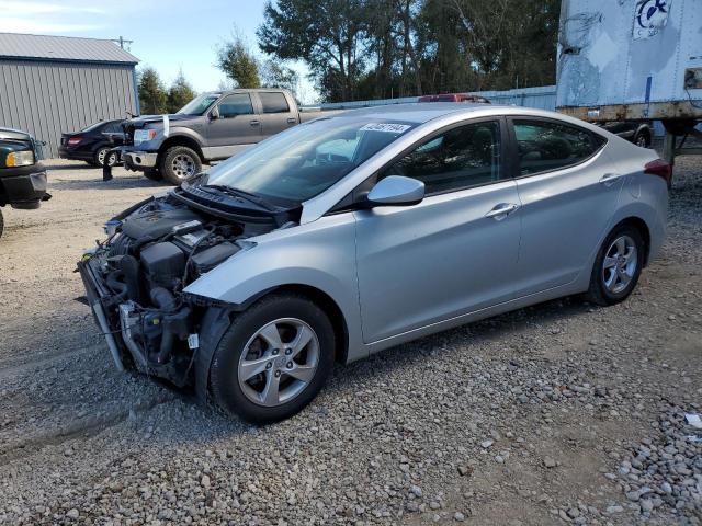 5NPDH4AEXEH488220 - 2014 HYUNDAI ELANTRA SE SILVER photo 1