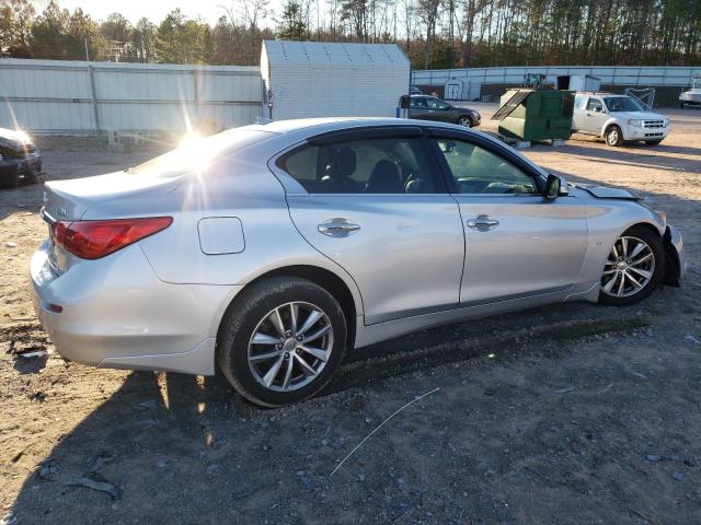 JN1BV7AR9EM696022 - 2014 INFINITI Q50 BASE SILVER photo 3