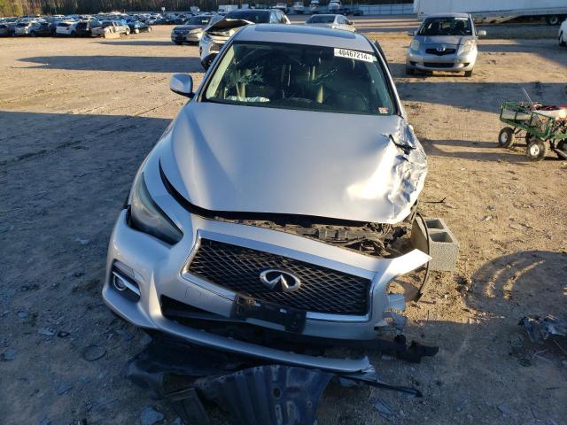 JN1BV7AR9EM696022 - 2014 INFINITI Q50 BASE SILVER photo 5