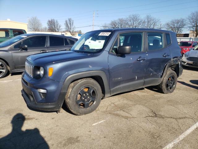 ZACNJBAB3LPL69140 - 2020 JEEP RENEGADE SPORT BLUE photo 1