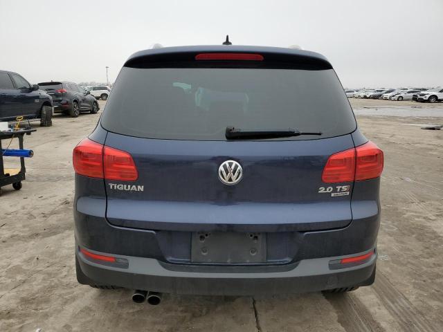 WVGBV7AX7FW579780 - 2015 VOLKSWAGEN TIGUAN S BLUE photo 6