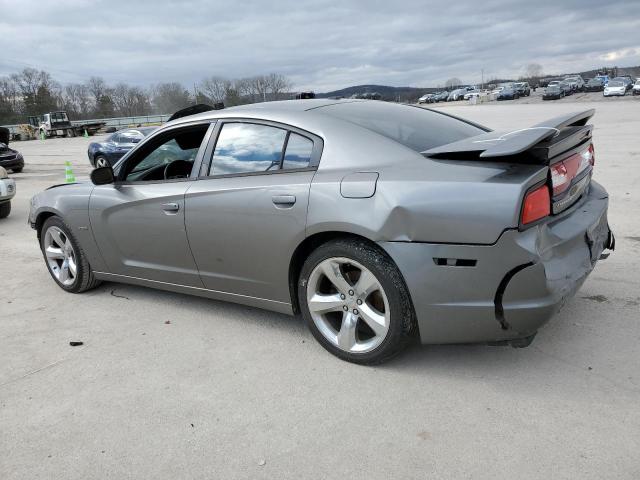 2C3CDXCT4CH109632 - 2012 DODGE CHARGER R/T GRAY photo 2