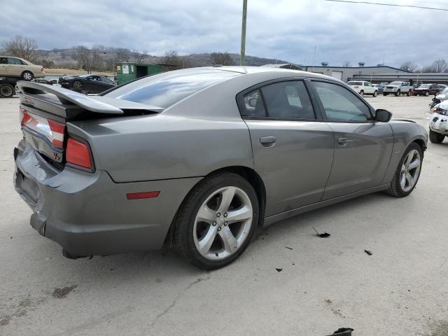 2C3CDXCT4CH109632 - 2012 DODGE CHARGER R/T GRAY photo 3