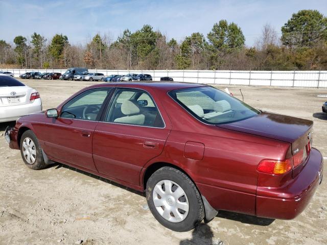 4T1BG22K01U824715 - 2001 TOYOTA CAMRY CE/C CE BURGUNDY photo 2