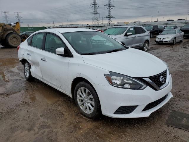 3N1AB7AP7KY288100 - 2019 NISSAN SENTRA S WHITE photo 4