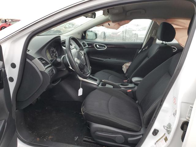 3N1AB7AP7KY288100 - 2019 NISSAN SENTRA S WHITE photo 7