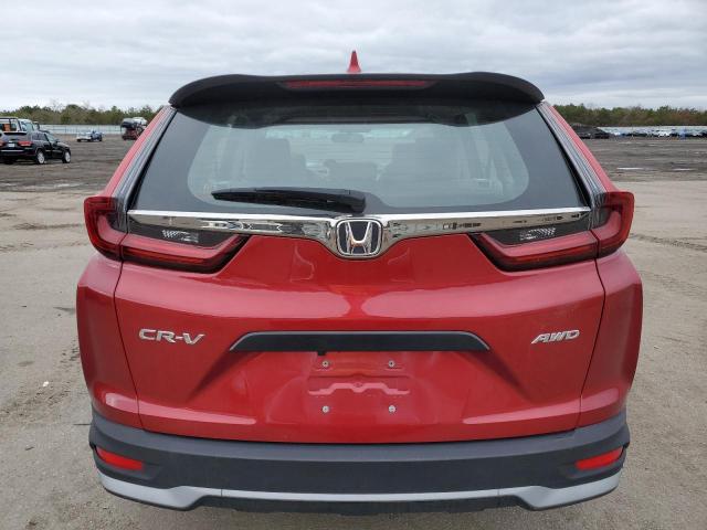 2HKRW2H25MH625171 - 2021 HONDA CR-V LX RED photo 6