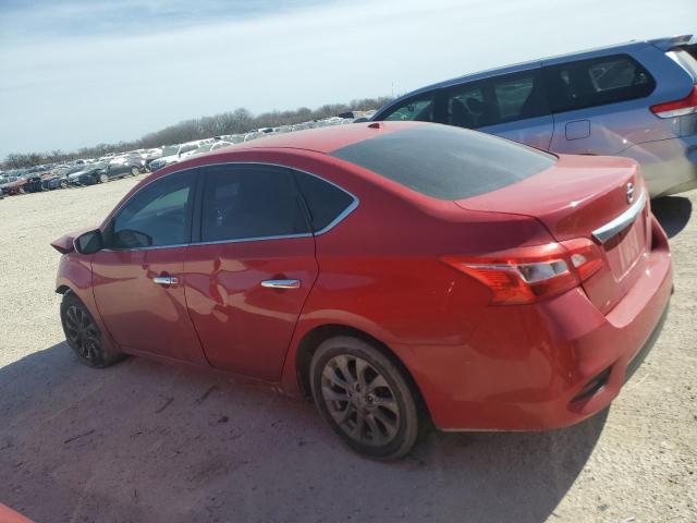 3N1AB7AP7JY214903 - 2018 NISSAN SENTRA S RED photo 2