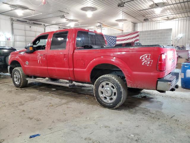 1FT7W2BT2FEA22335 - 2015 FORD F250 SUPER DUTY RED photo 2