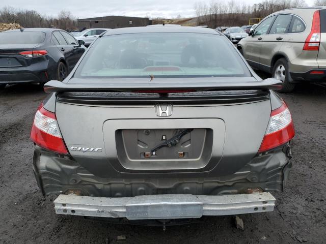 2HGFG12837H504158 - 2007 HONDA CIVIC EX GRAY photo 6