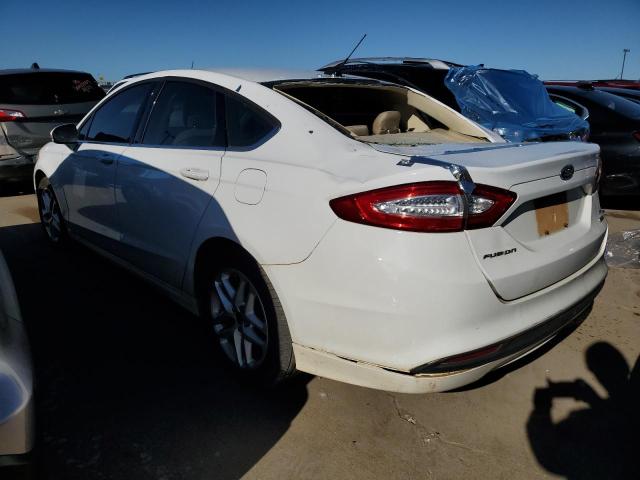 3FA6P0HD0ER157019 - 2014 FORD FUSION SE WHITE photo 2