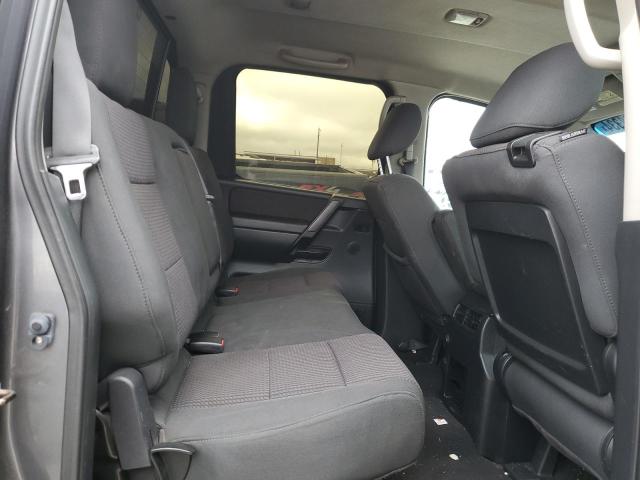 1N6BA0ED0DN310978 - 2013 NISSAN TITAN S GRAY photo 10