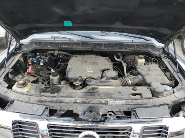 1N6BA0ED0DN310978 - 2013 NISSAN TITAN S GRAY photo 11