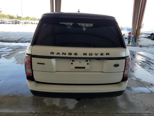SALGV3EF3GA284378 - 2016 LAND ROVER RANGE ROVE AUTOBIOGRAPHY WHITE photo 6