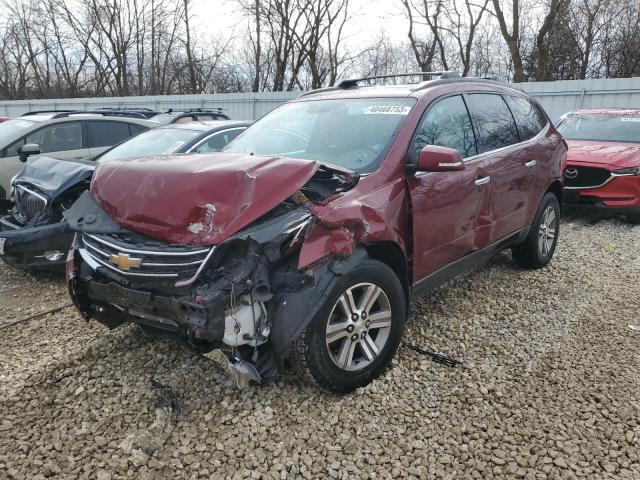 1GNKVHKD9GJ203084 - 2016 CHEVROLET TRAVERSE LT MAROON photo 1