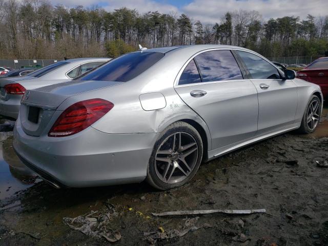 WDDUG8CB5FA162532 - 2015 MERCEDES-BENZ S 550 SILVER photo 3