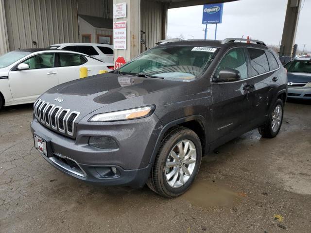 1C4PJMDS8FW540104 - 2015 JEEP CHEROKEE LIMITED GRAY photo 1