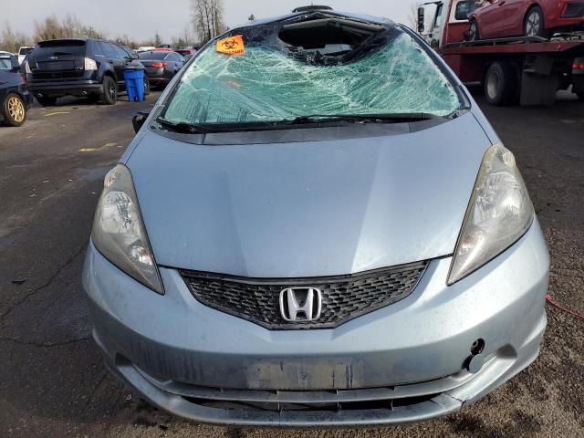 JHMGE8H38BC023863 - 2011 HONDA FIT BLUE photo 5