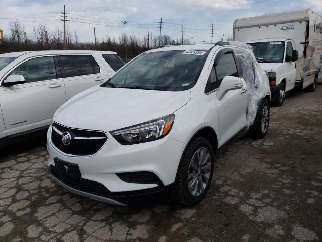 KL4CJASB0JB687379 - 2018 BUICK ENCORE PREFERRED WHITE photo 1