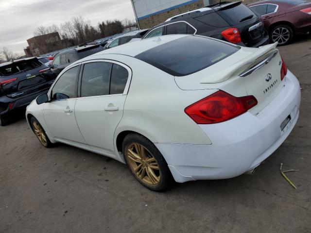 JNKBV61F28M256790 - 2008 INFINITI G35 WHITE photo 2