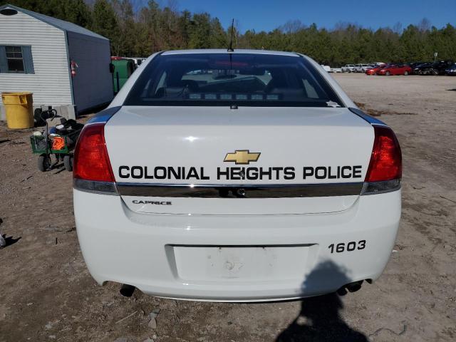 6G3NS5U22GL210698 - 2016 CHEVROLET CAPRICE POLICE WHITE photo 6